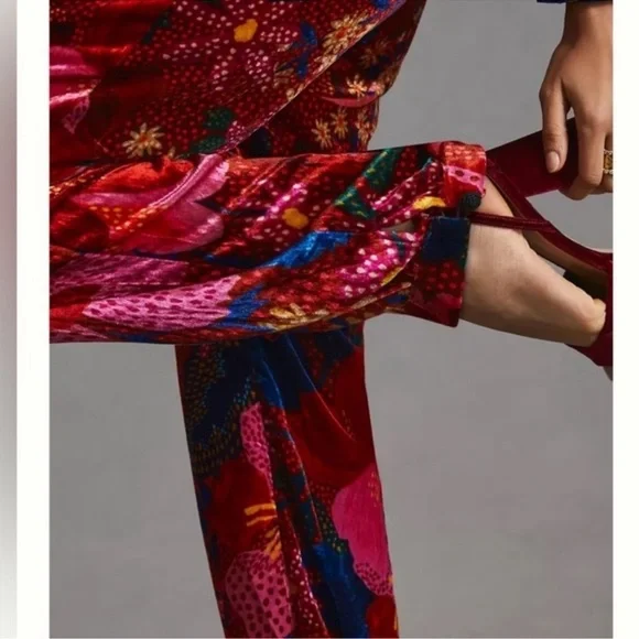 (Sold) Anthropologie X Farm Rio Snake Jumpsuit - Picture 5 of 16